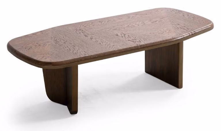 Tavolino elegante dal design minimalista, ideale per il soggiorno, colore marrone