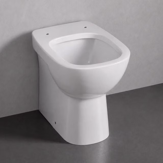 Vaso filomuro scarico universale bianco Gemma 2 di Dolomite