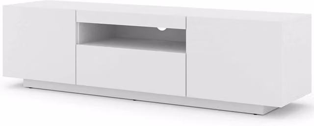 Mobile TV Aura Bim Furniture Bianco Opaco L: 150 cm, P: 37 cm, H: 42 cm