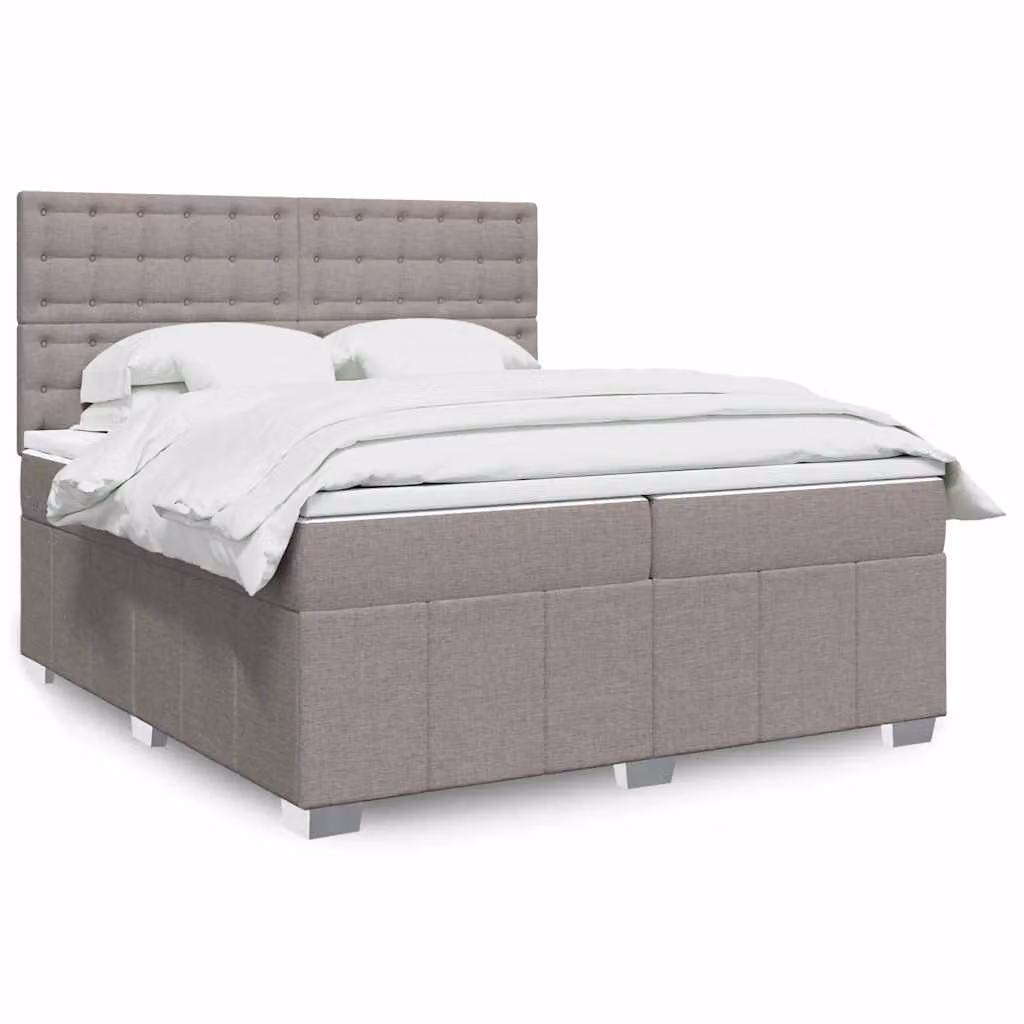 vidaXL Letto Ibrido con Materasso in Tessuto, Struttura in Legno di Pino e Materiali Misti, L/P: 200 x 200 cm
