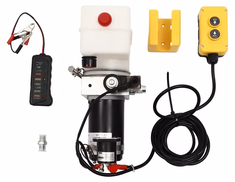 Pompa idraulica, motore da 800W, design compatto, 12V, marca WEISS, conforme agli standard UE