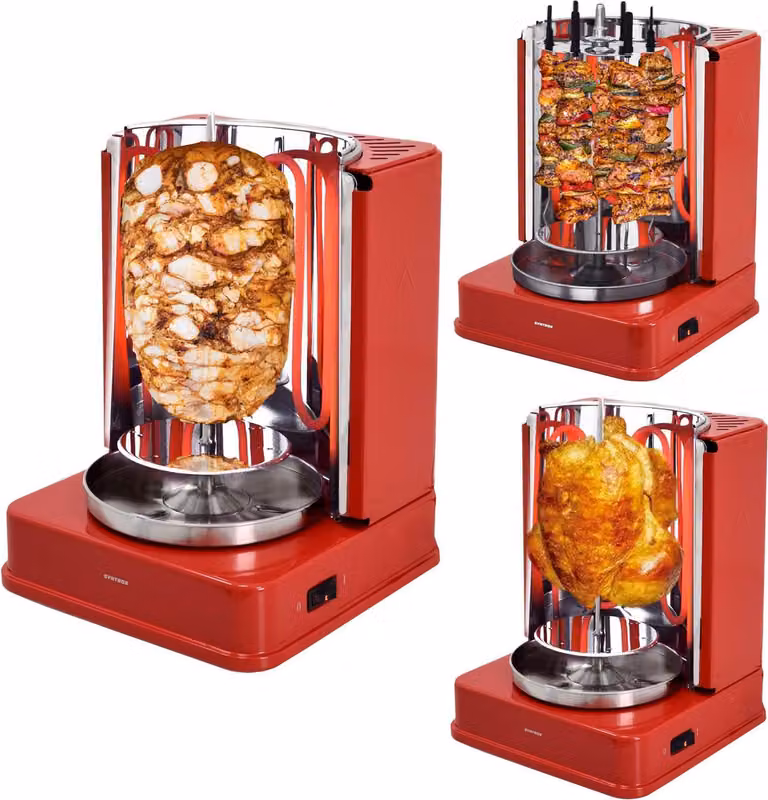 Griglia per döner | Griglia per pesce | Griglia per pollo | Arrosto | Griglia per gyros