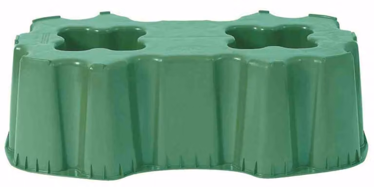 Supporto rettangolare per serbatoio 520L verde