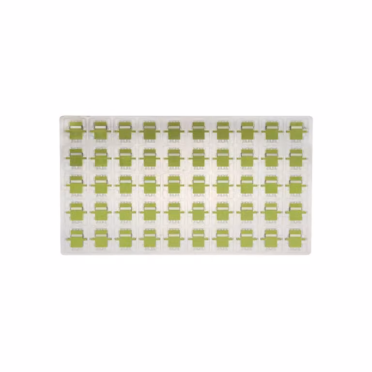 Metz Connect OpDAT LC-D Connettore OM5 (verde lime) - 50 pezzi 1509007M-50