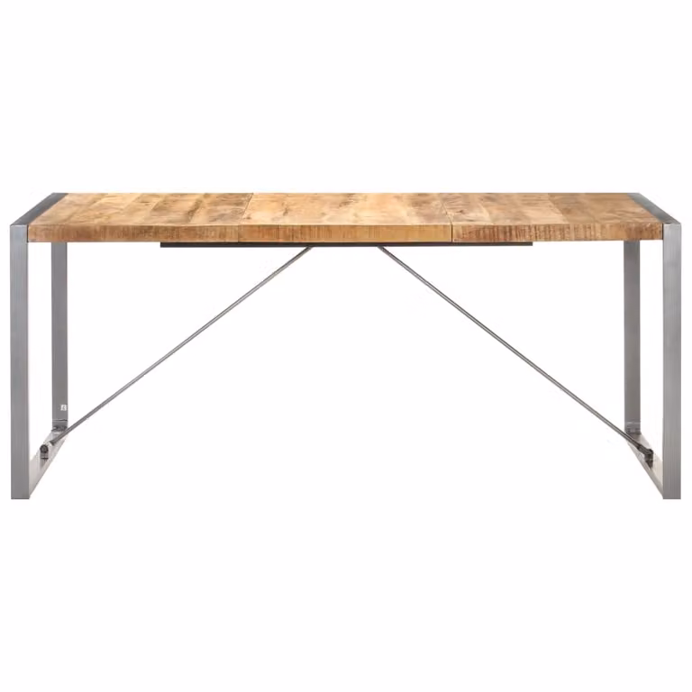 Tavolo da pranzo 180x90x75 cm Legno massiccio di mango grezzo