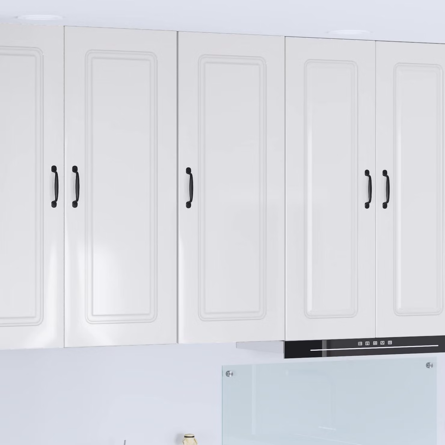 vidaXL Pensile da cucina Kalmar Bianco Lucido L: 40 cm, P: 31 cm, H: 100 cm