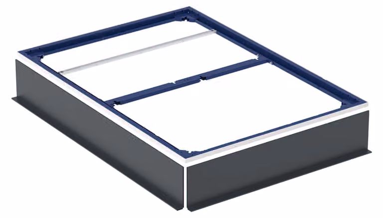 Geberit Duofix cadre d'installation pour surface de douche, pour sept pieds, 140x100cm, 551.523.00.1, 551.523.00.1