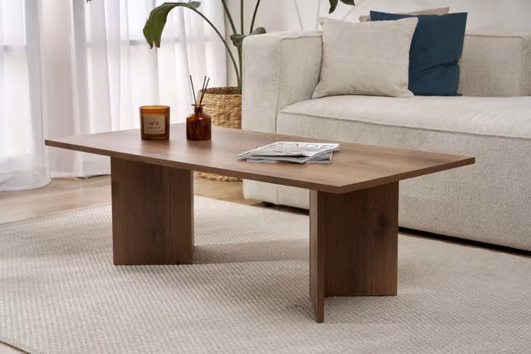 Skye Decor, Sabin - VNT Walnut, tavolino, noce, 100% melamina, 119 x 60 x 40 cm