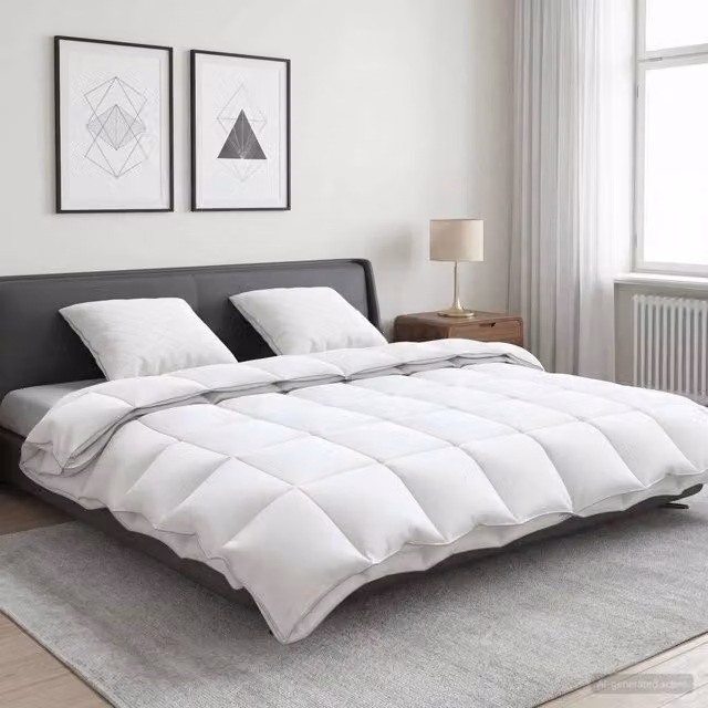 Set di piumoni in piume d’oca al 90% FULDA 3 pz 200 x 220 cm 3442702