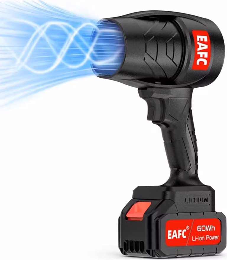 Ventilatore a getto, alte prestazioni, funzionamento a batteria, 1 batteria, funzionamento a batteria, 1 batteria, funzionamento a batteria