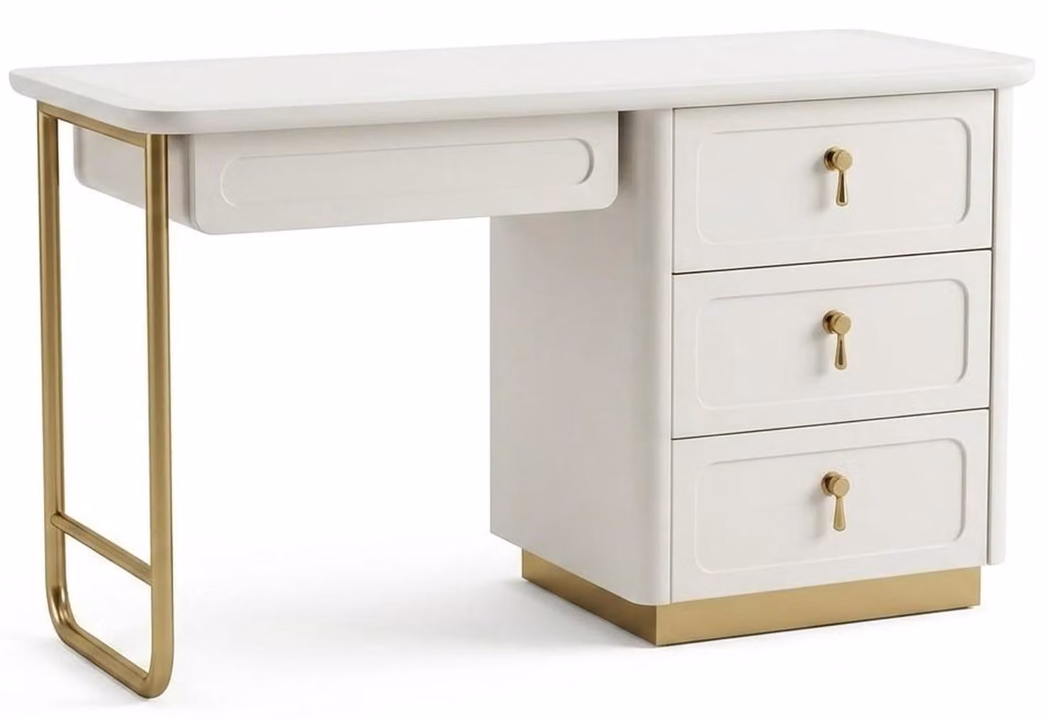Schminktisch Stil modern weiß bequem Schlafzimmer komfortabel