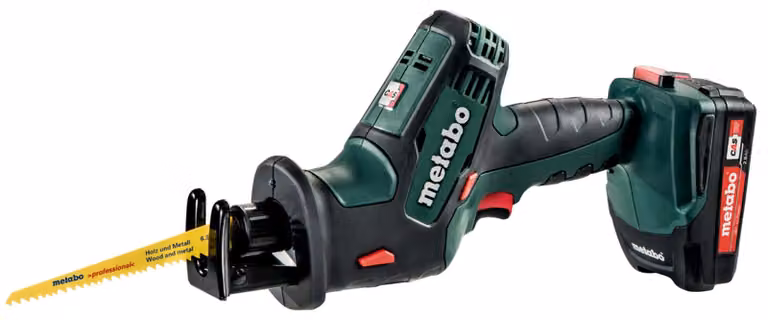 Metabo Akku Säbelsäge SSE 18 LTX Compact Sägeblatt drehbar 180°