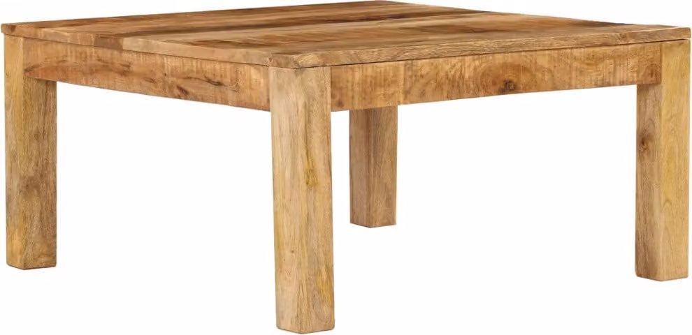 The Living Store tavolino in legno massiccio di mango 80×80×40 cm