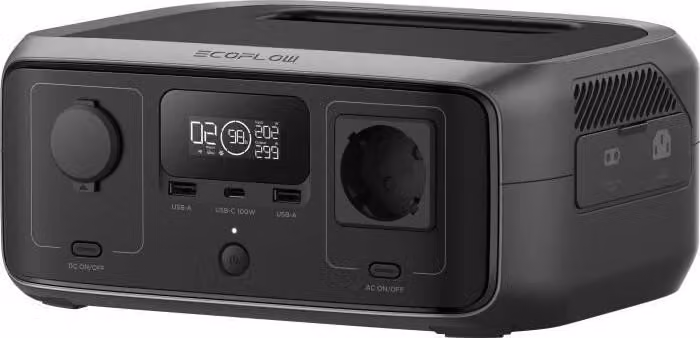 EcoFlow RIVER 3 UPS Powerstation, batteria compatta e potente, versione ASI 10 ms, capacità professionale