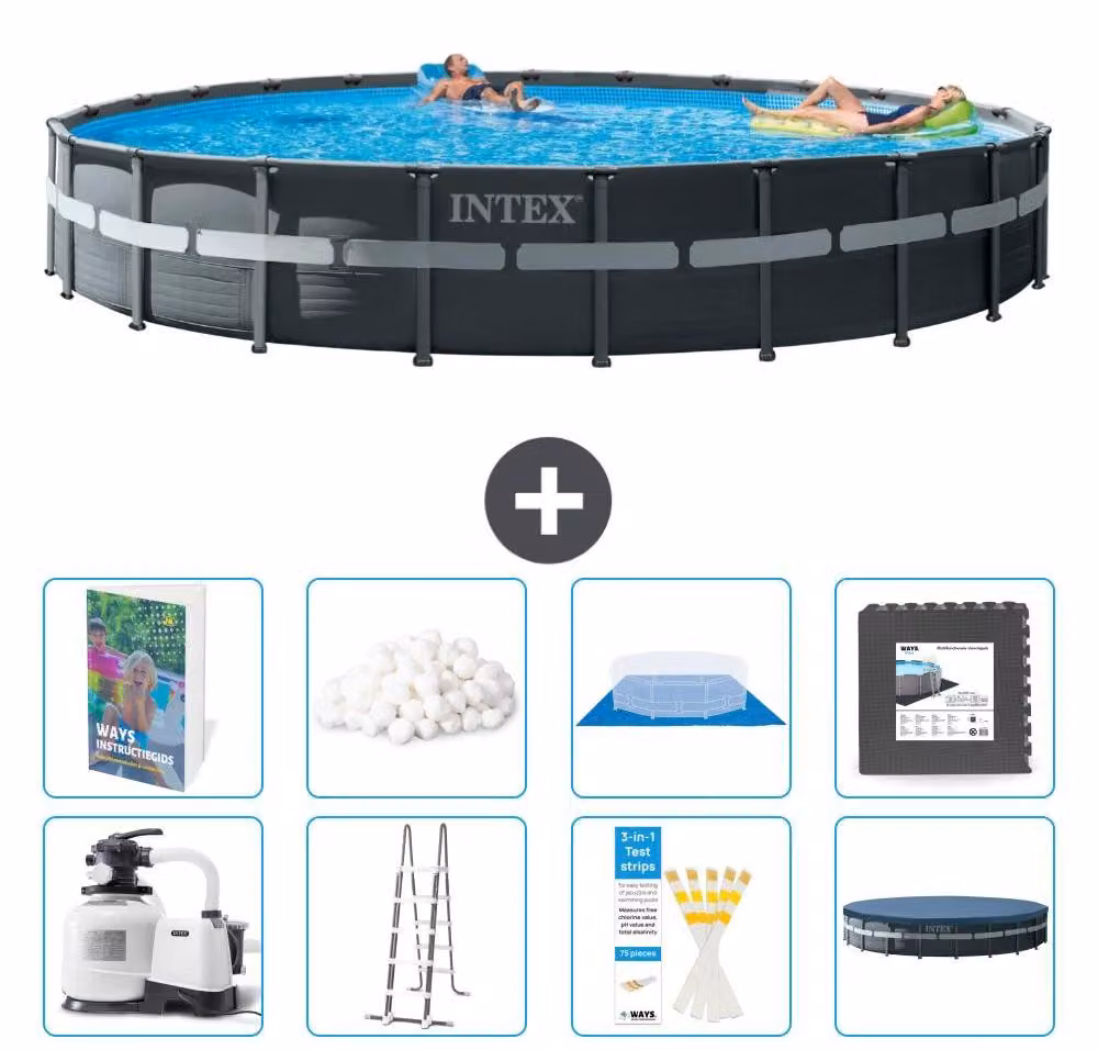 Ultra XTR Pool Rund - 732x132 cm - Set da 7 pezzi, modello S553
