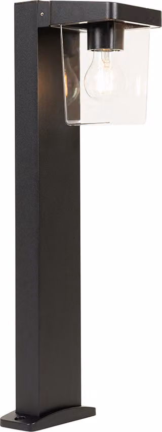 Lampada da esterno a colonna moderna, nera, 60 cm, IP54, Chimay