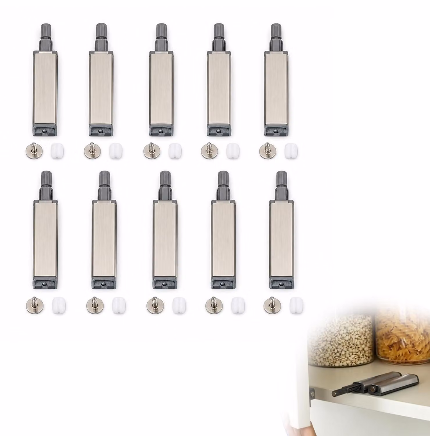Sistema di apertura a spinta con chiusura magnetica