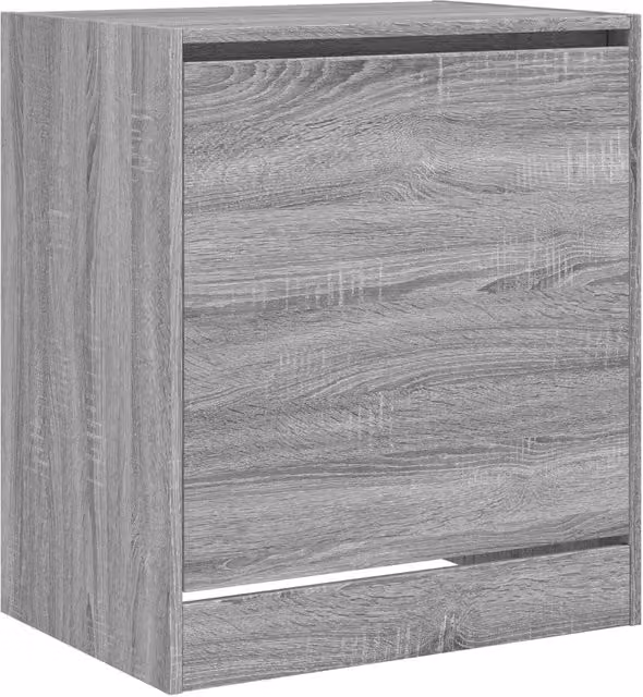 Scarpiera mobile contenitore per scarpe mobile per ingresso/corridoio/soggiorno design Sonoma 60 x 42 x 69 cm legno ingegnerizzato grigio 02_0022083