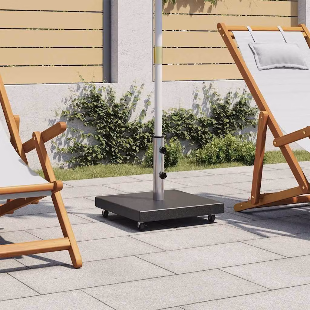 Maison Exclusive - Portaombrelli in granito, 30 kg, forma quadrata, colore nero