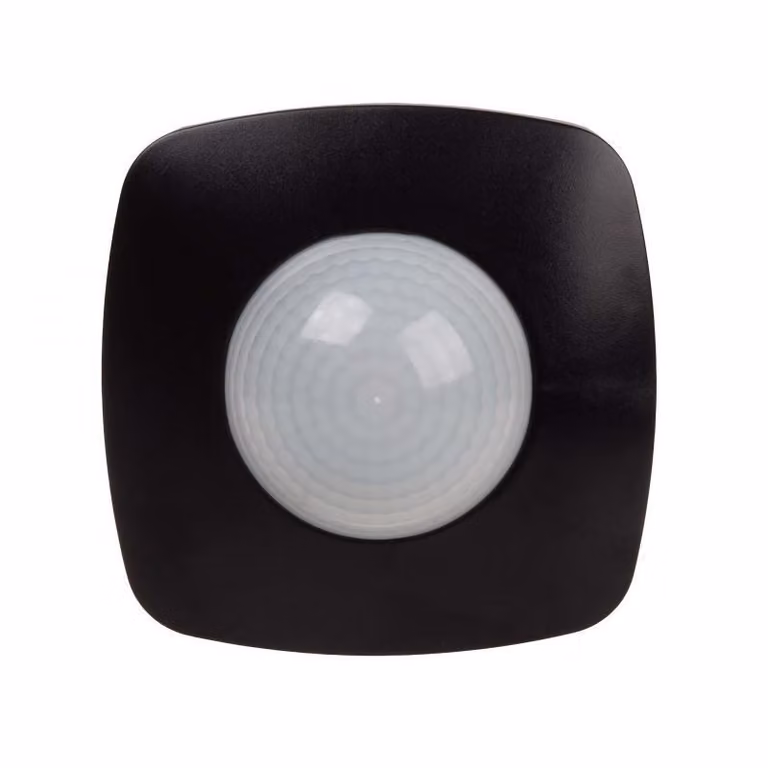 F&F | Sensore Di Movimento DR-09B - Bianco - Controllo Automatico Della Luce - Rilevamento Movimento 360°
