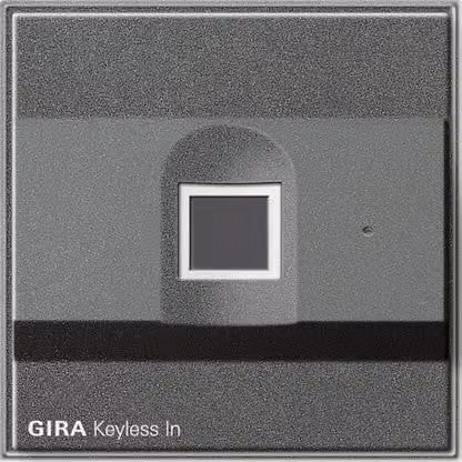 Gira 261767 Gira Keyless In lettore di impronte digitali Gira TX_44 antracite