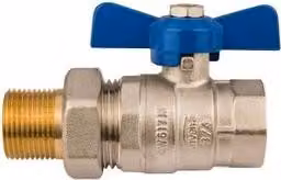Valvola A Sfera Per Acqua Con C/Z Avvitato Con Farfalla Dn 15 1/2'Millenium