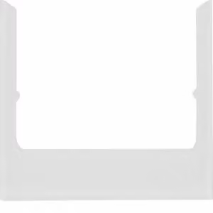 Berker 13196909 Cornice di design angolare Accessori Vetro bianco polare