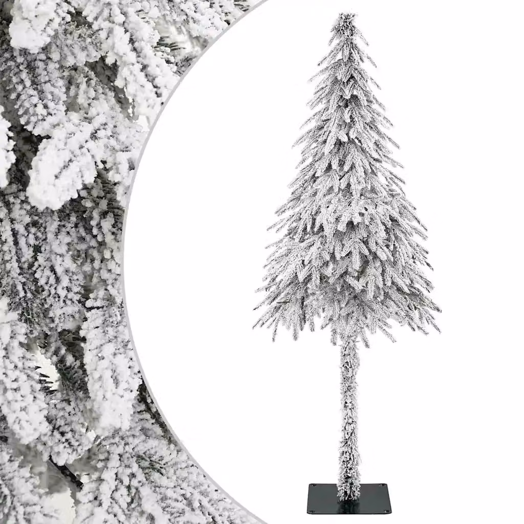 vidaXL Albero di Natale artificiale Bianco 76 x 76 x 180 cm