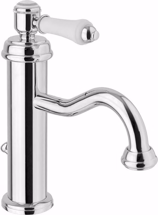 Sapho Vienna - Miscelatore per lavabo con bocca di erogazione, cromo VO002