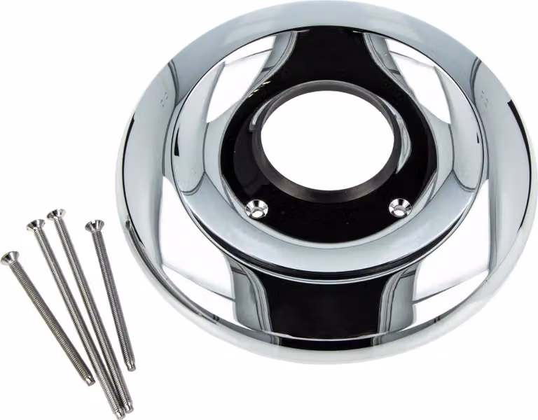 Rosone KLUDI 7590605-00 per soffione a incasso, completo di viti, cromo