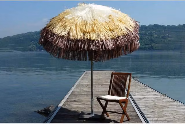 Ombrellone a palo centrale Tulum Maffei Made in Italy ø 200 cm