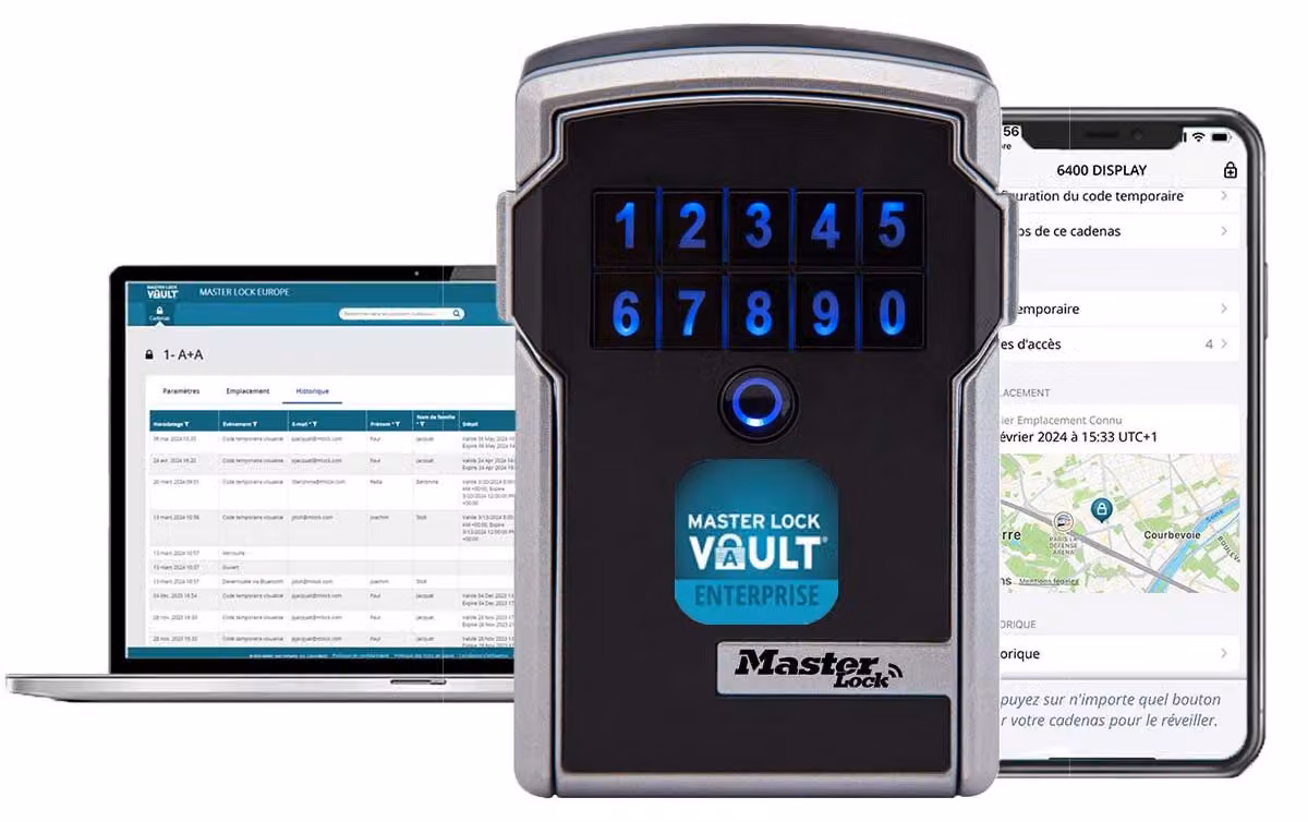 Master Lock portachiavi Bluetooth intelligente e sicura serratura di protezione professionale digitale