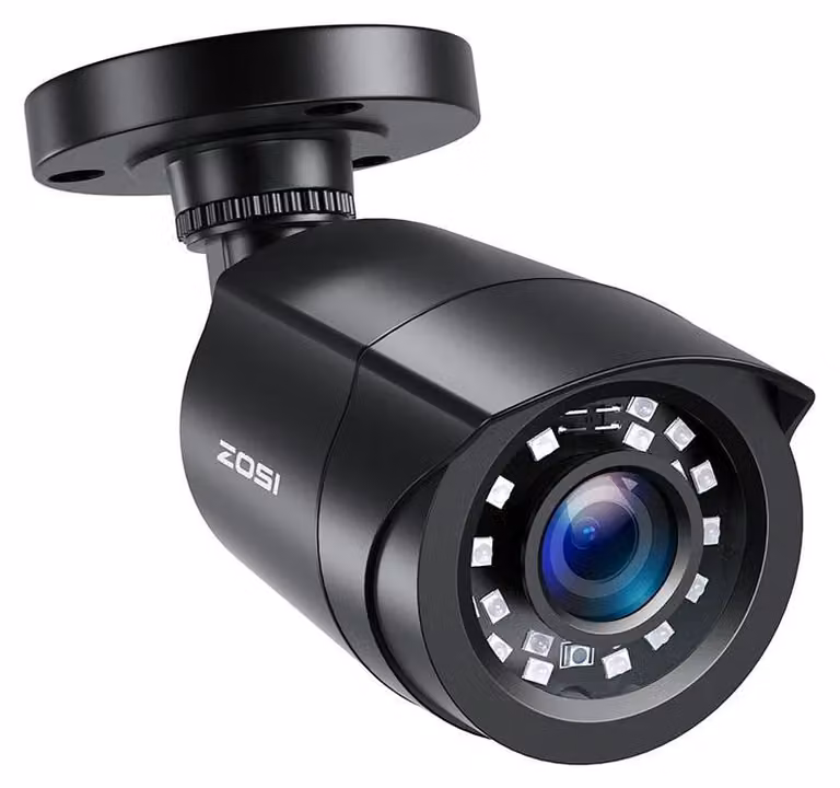 Telecamera Bullet, risoluzione 1080P, design impermeabile, colore nero