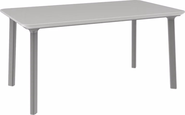 Tavolo da giardino in plastica Toomax ITALIA DINNING grigio chiaro