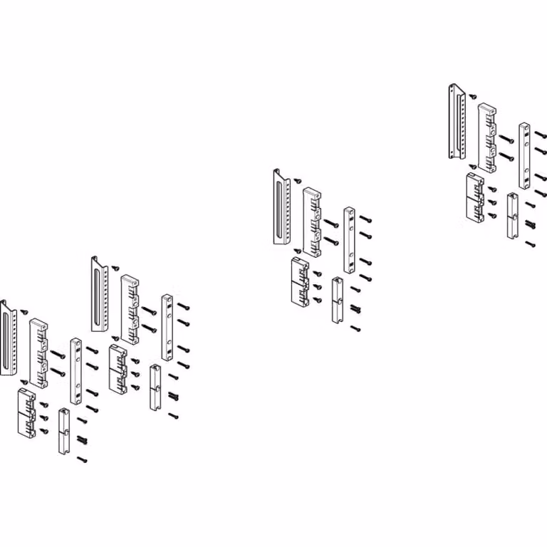 Modulo barra collettrice ABN profonda 5FB/3RE 60 mm per CU 12x5 - 30x10 mm, a 5 poli, EBM 32 mm MTS53605