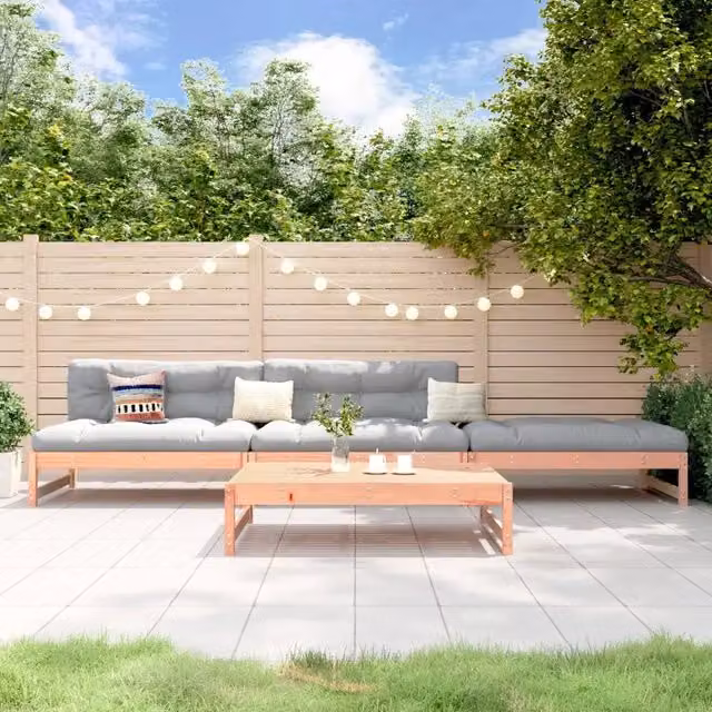 Set Salotto da Giardino 4 pz in Legno Massello di Douglas 3186597