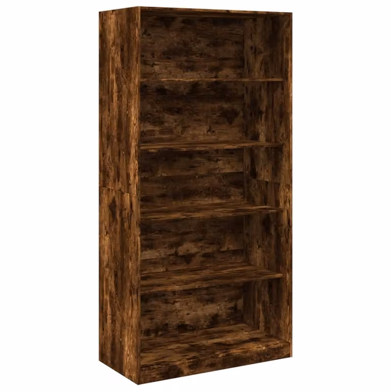 Armadio Rovere Fumo 100x50x200 cm in Legno tecnico
