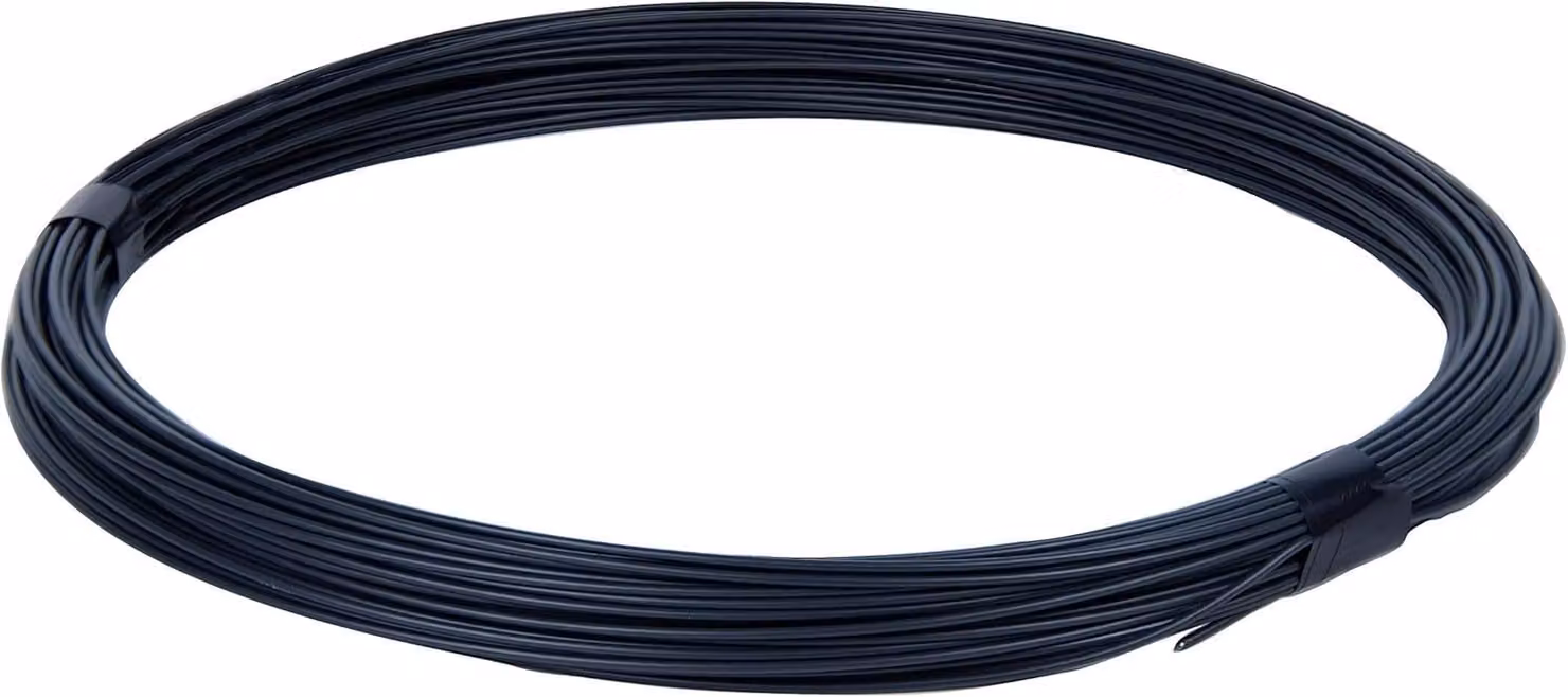 Alberts 530327 Filo di tensione, zincato, plastificato antracite, filo Ø 3,1 mm, lunghezza 55 m