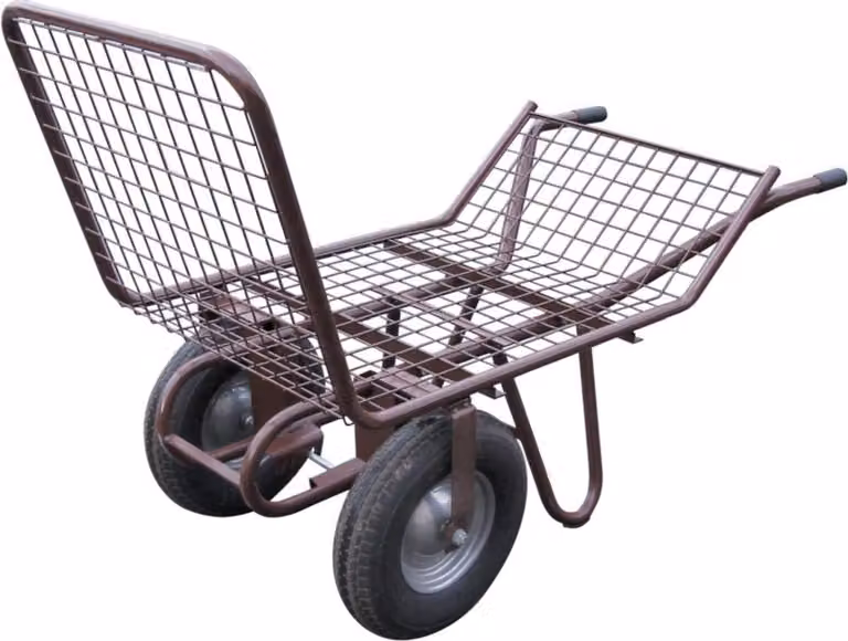 Carrello multiuso carico massimo 400 kg ruota pneumatica 24 kg cerchio in acciaio con cuscinetti a sfera MÜBA