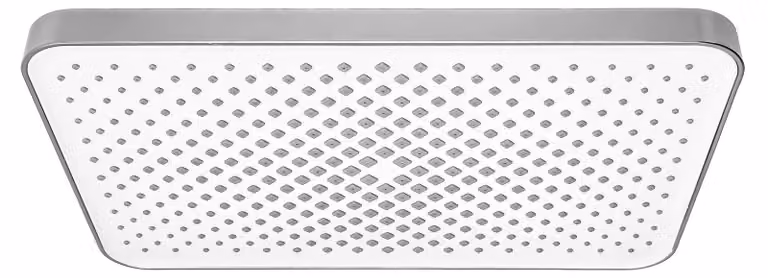 Rea Soffione Doccia Rettangolare Js-032 Brushed Nickel
