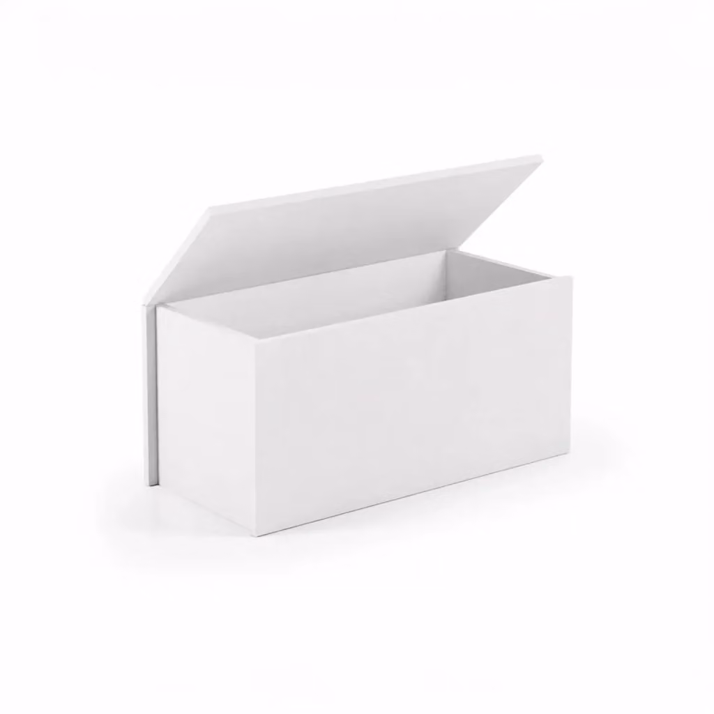 Cassapanca Contenitore The White Stone Bianca con Coperchio Soft Close, Baule Multiuso Moderno L: 90 cm, P: 45 cm, H: 45 cm – 2