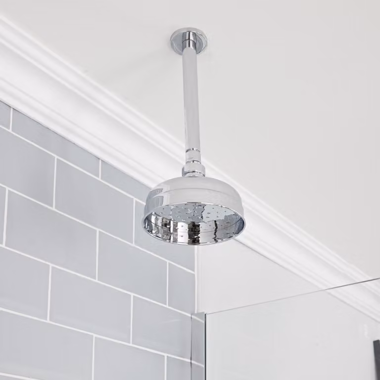 Soffione Doccia Tradizionale a Soffitto da Ø150mm - Cromo - Elizabeth