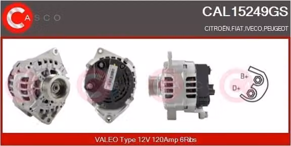 Alternatore 120A