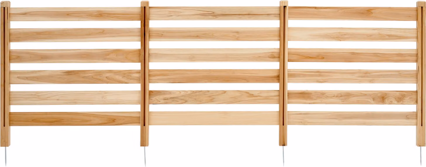SucceBuy recinto di privacy in legno 3 pannelli picchetto recinzione privacy schermo 914x914mm