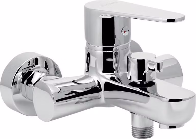 Rubinetto per vasca da bagno senza accessori 100 mm Titania Fresh cromato 96025/1.0