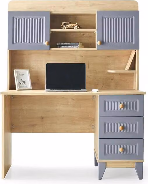 Schreibtisch Stauraum Regale Modernes Design Homeoffice Stilvolles Möbel