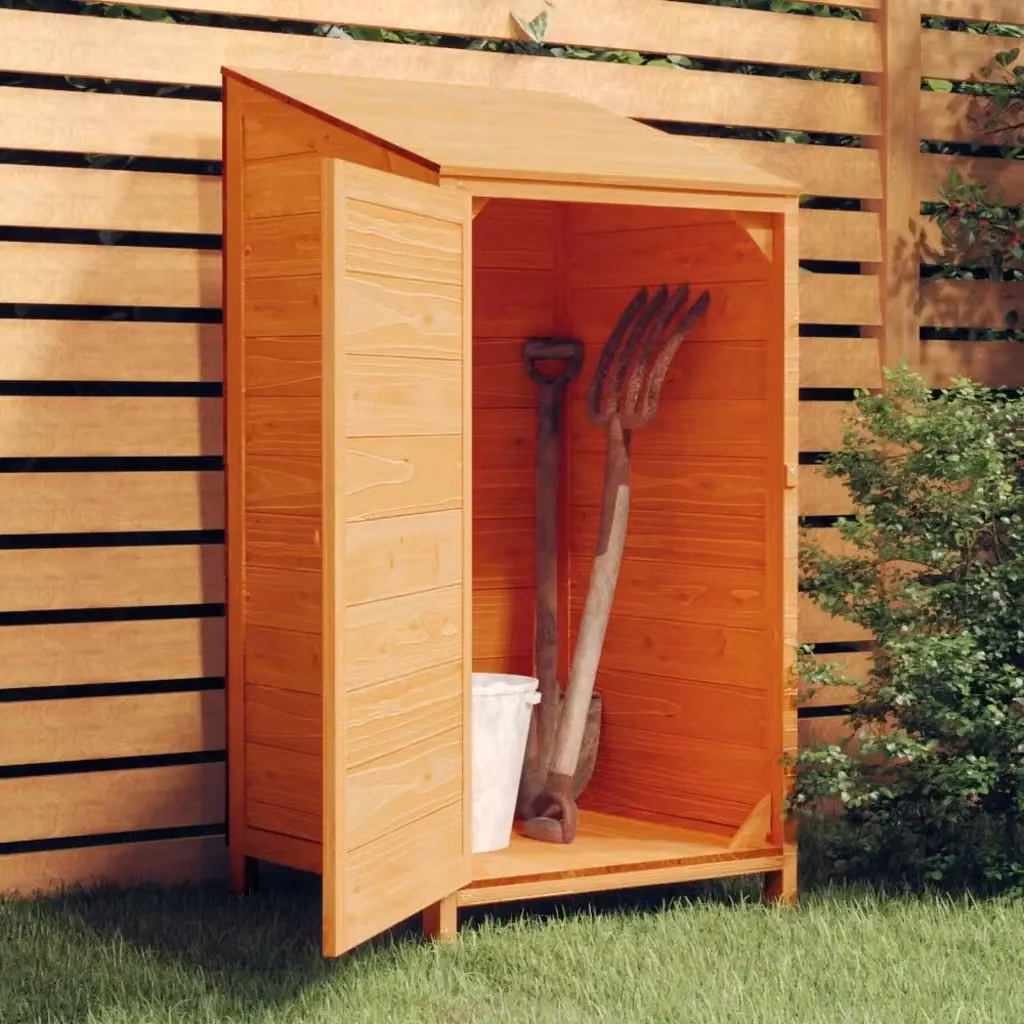 Capanno da Giardino in Legno Massello di Abete Marrone DESIGN IN L/P/H: 55 x 52 x 112 cm – 2