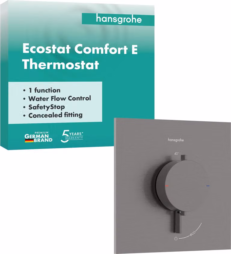 hansgrohe Termostato UP Ecostat Comfort E Set finito 1 utente BBC, 1 pz.