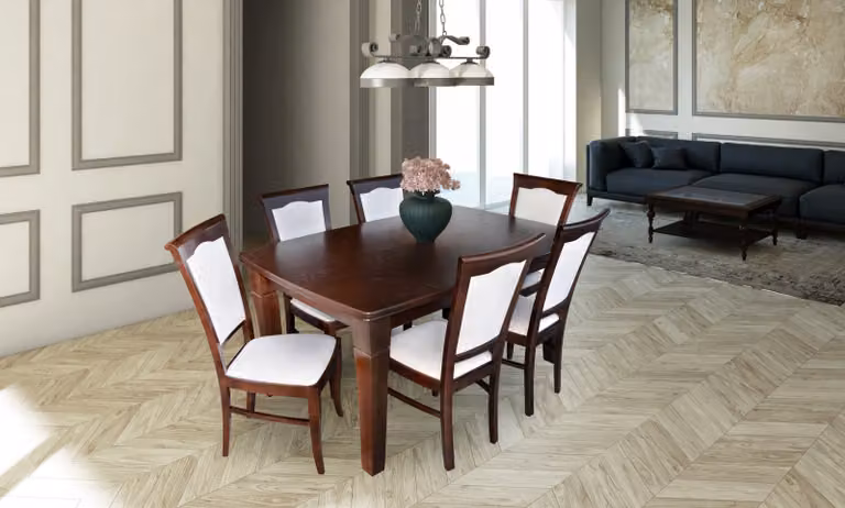 Designer 400cm Holztisch Konferenztisch Tische Meeting Esszimmer Tisch 6 Stühle