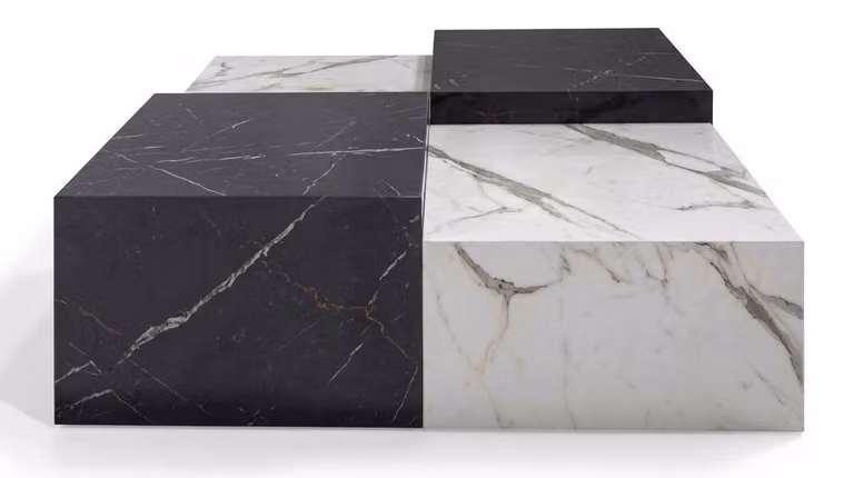 4 tavolini da salotto dal design moderno e dall'aspetto elegante